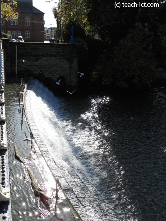 River weir